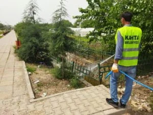 KAHTA BELEDİYESİ HAŞEREYLE MÜCADELE ÇALIŞMALARINA BAŞLADI