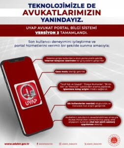 UYAP Avukat Portal Sistemi Yenilendi