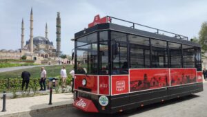 Edirne’de turistik gezi treni hizmete başladı