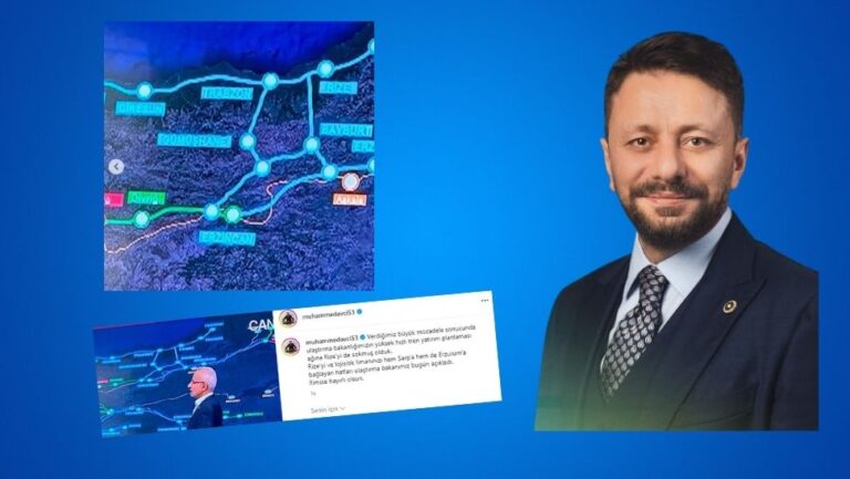 Bakan haritayı paylaştı; Muhammed Avcı müjdeyi duyurdu