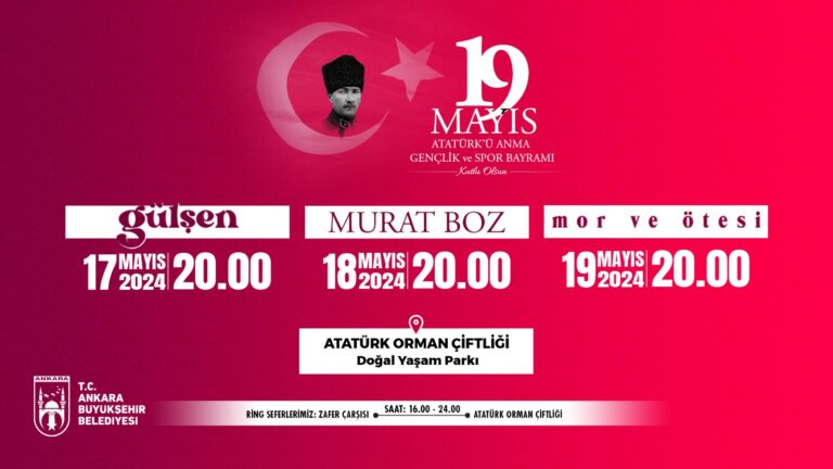 19 Mayıs Başkentte büyük bir coşku ile kutlanacak