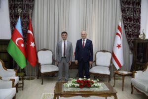 Şahin Aliyev, KKTC Cumhuriyet Meclisi Başkanı Zorlu Töre ile görüştü