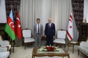Şahin Aliyev, KKTC Cumhuriyet Meclisi Başkanı Zorlu Töre ile görüştü