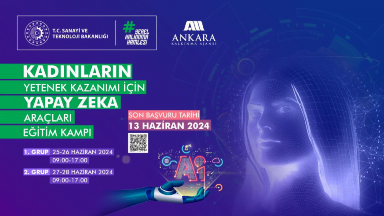 Kadınların yetenek kazanımı için yapay zeka araçlarının kullanımı eğitim kampı