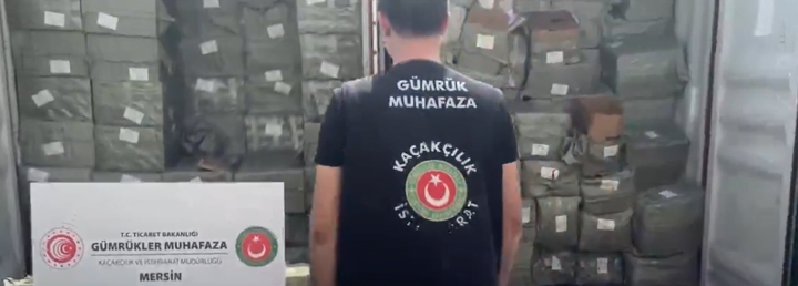Mersin’de yapılan operasyonda 1 milyar lira değerinde kaçakçılık girişimi engellendi