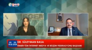 TİMBİR Genel Başkanı Dr. Basa, Egem TV’ye konuk oldu
