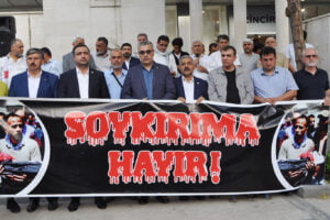 Refah saldırısı Batman’da protesto edildi