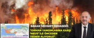 Orman Yangınları Erken Uyarı Sistemi devrede