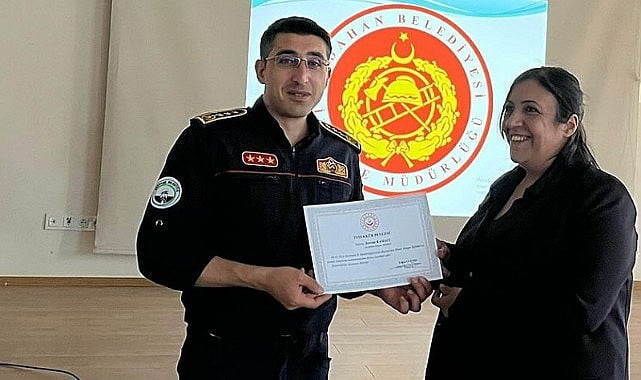 Ardahan Belediyesi, yangın söndürme eğitimi verdi