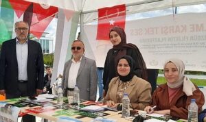 ARÜ’de Filistin çadırı kuruldu