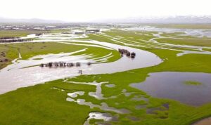 Drone gözüyle Kura Vadisi’nde görsel şölen