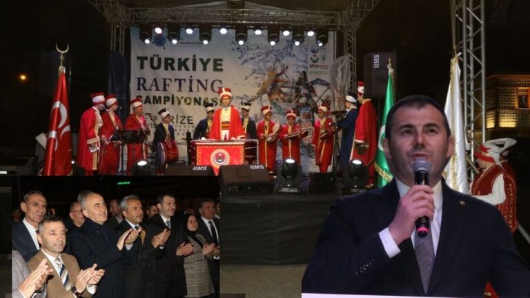 Rize’de Rafting Türkiye Şampiyonasına görkemli açılış