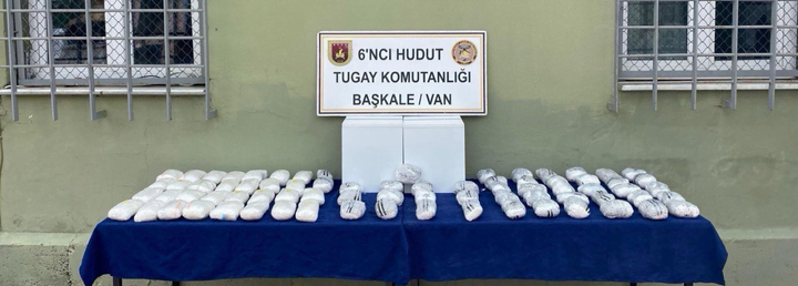 9 adet çuval içerisinde 38,5 kilogram metamfetamin ele geçirildi