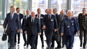 Güler, NATO Karargâhına geldi