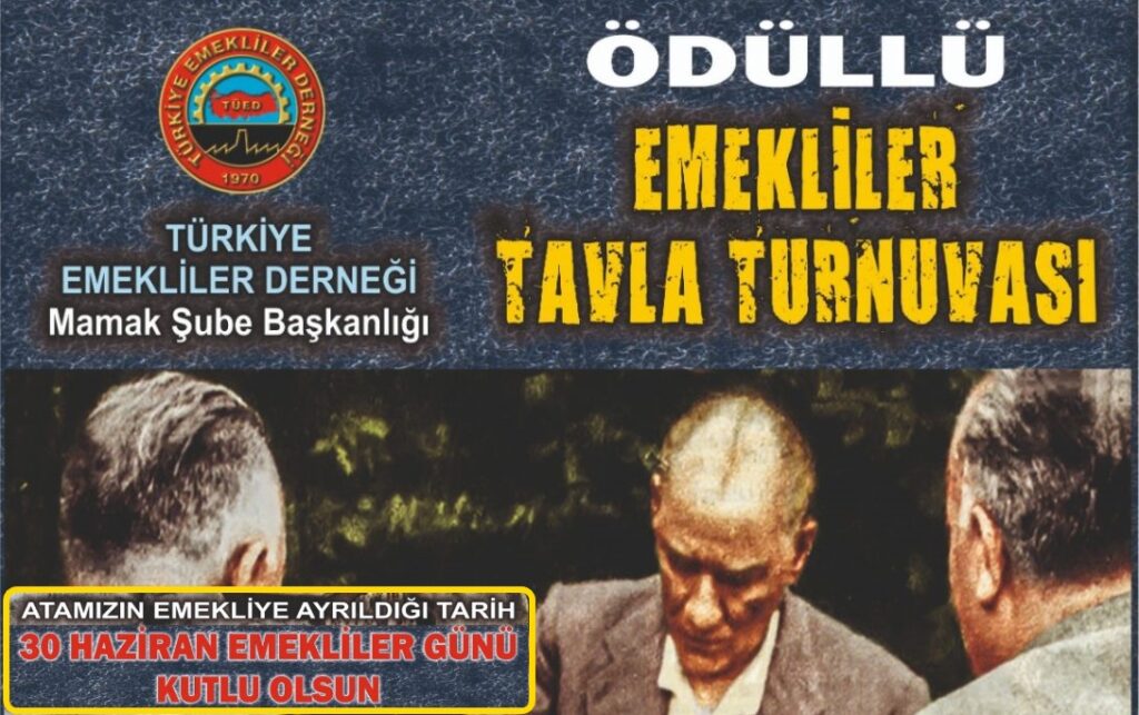 Emekliler Tavla Turnuvasıyla Taleplerini Duyuracak