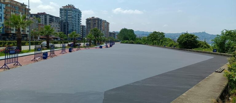 Rize’de Açık Hava Sporunu seveneler için yeni spor alanı yapılıyor