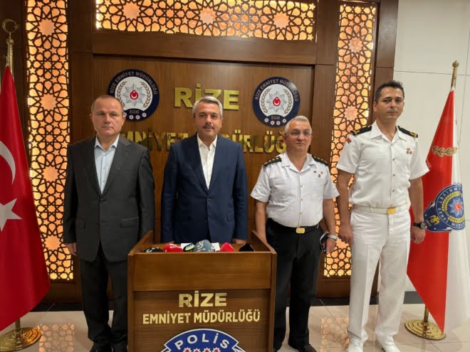 Rize Valiliğinden “Narkotik suçlarla mücadele” operasyonu açıklaması yapıldı