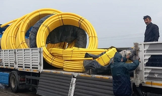 Hanak’ı Doğalgaza kavuşturacak ilk sevkiyat yapıldı