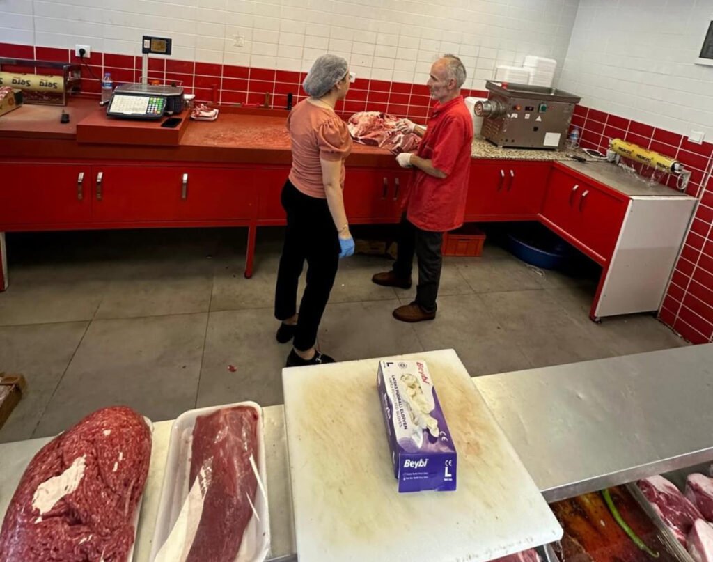 Zabıta ekiplerinden kasaplarda denetim