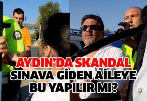 Kızını sınava götüren aileye bu yapılır mı?