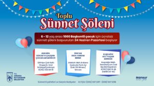 Ankara Büyükşehirin “Toplu Sünnet Şöleni” için kayıtlar başlıyor
