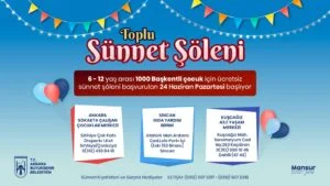 Ankara Büyükşehirin “Toplu Sünnet Şöleni” için kayıtlar başlıyor