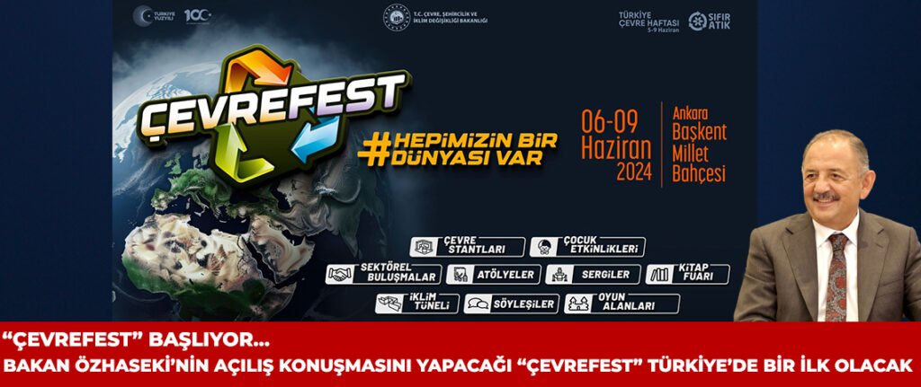 “ÇEVREFEST” Başlıyor “HEPİMİZİN BİR DÜNYASI VAR”