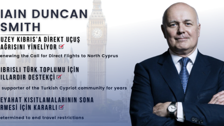 İngiltere’de iktidardaki Muhafazakar Parti Milletvekili Smith, KKTC’ye doğrudan uçuş çağrısını yineledi