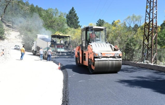Gölcük-Milas arası asfaltlandı
