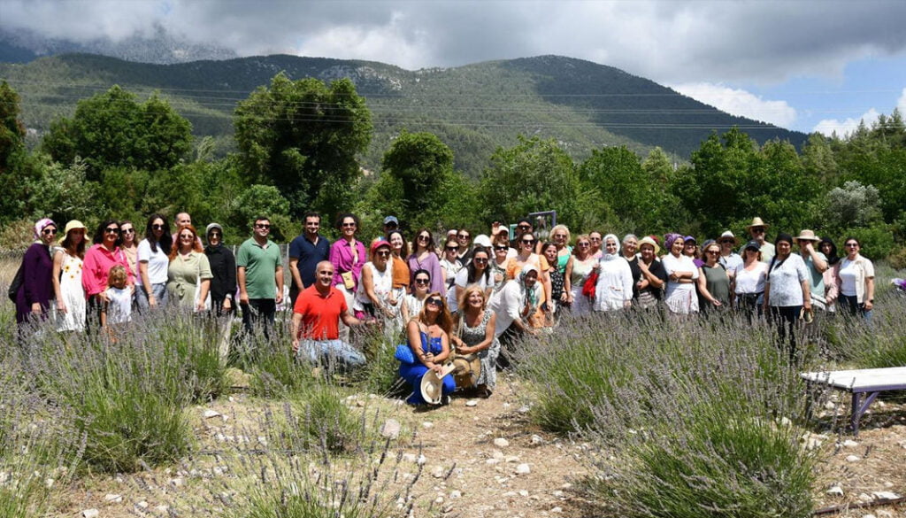 Kemer’de lavanta tanıtım etkinlikleri devam ediyor