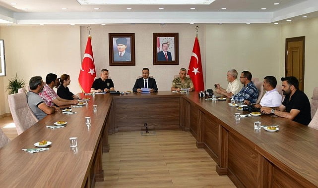 Vali Çiçek, 6 aylık asayiş olaylarını değerlendirdi