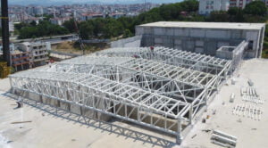 Serik Kongre ve Kültür Merkezi inşaatı sürüyor