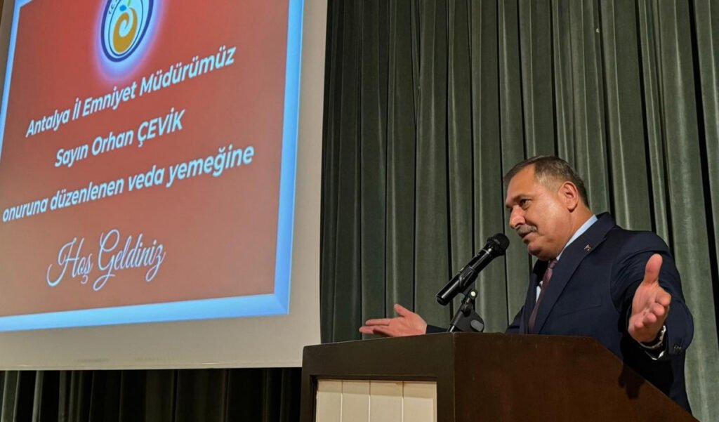 Antalya il emniyet eski Müdürü Orhan Çevik güvenlik ateşesi oldu