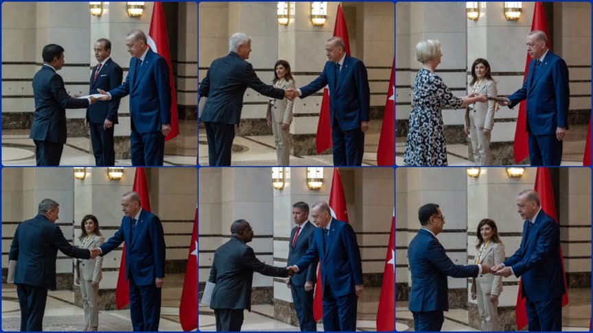 Cumhurbaşkanı Erdoğan, altı ülkenin büyükelçilerini kabul etti