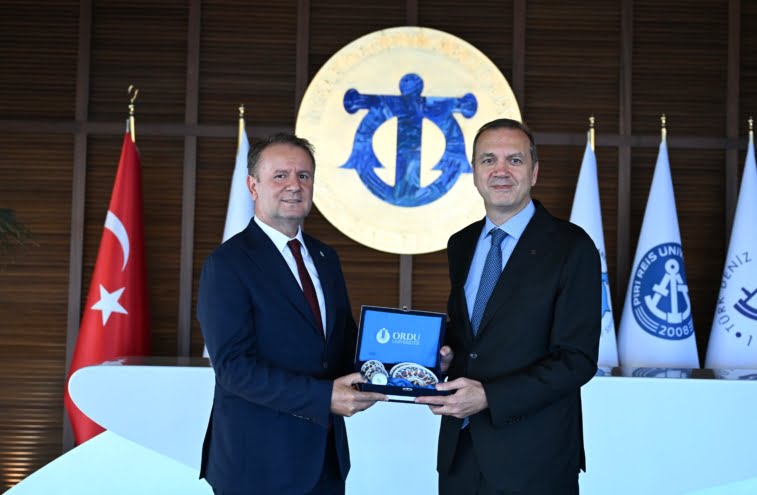 Deniz Ticaret Odası Başkanı Tamer Kıran, Rektör Orhan Baş’ı ağırladı