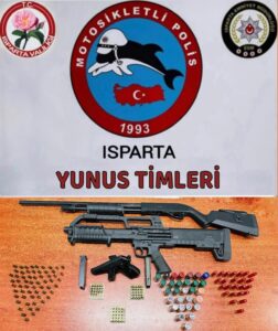 Isparta emniyetinden 206 şok baskın
