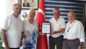 Karaman ailesine teşekkür belgesi