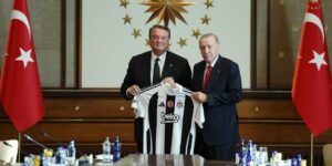 Cumhurbaşkanı Erdoğan, Beşiktaş Jimnastik Kulübü yönetimini Külliye’de ağırladı