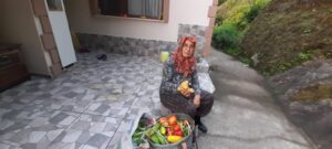 Trabzon’da bir kişi 61 çeşit ürün yetiştiriyor