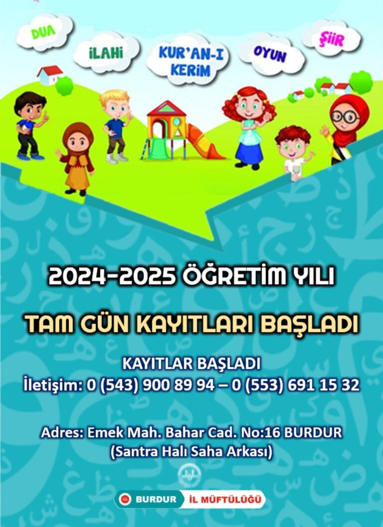 Burdur İl Müftülüğü: Kur’an Kurslarımız Eğitime Hazır