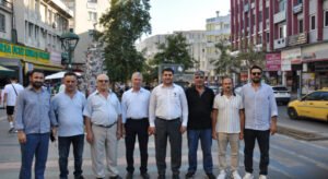 HÜDA PAR Antalya İl Teşkilatı kırtasiye esnafını ziyaret etti