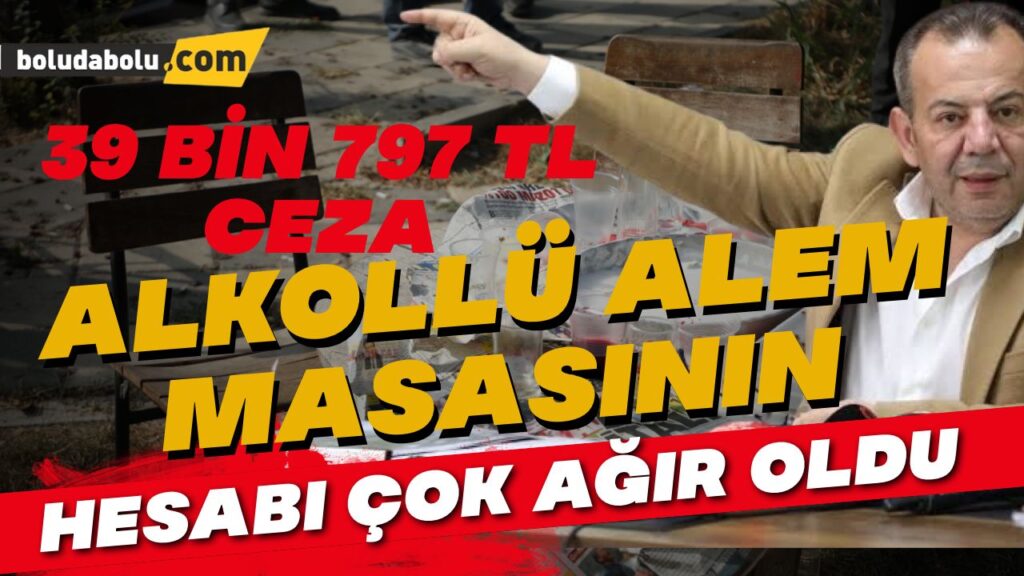 Bolu’da parkta alkollü alem ve çöp bırakma skandalı!