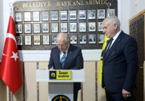 Yaşar Güler, Bayburt’ta Mete Memiş’in konuğu oldu