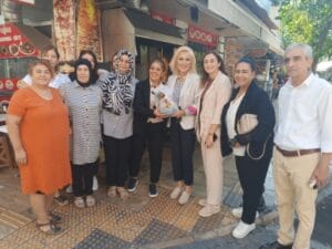 Şebnem Bursalı, Türkiye Buluşmaları Kapsamında Milas’ta Ziyaretlerde Bulundu