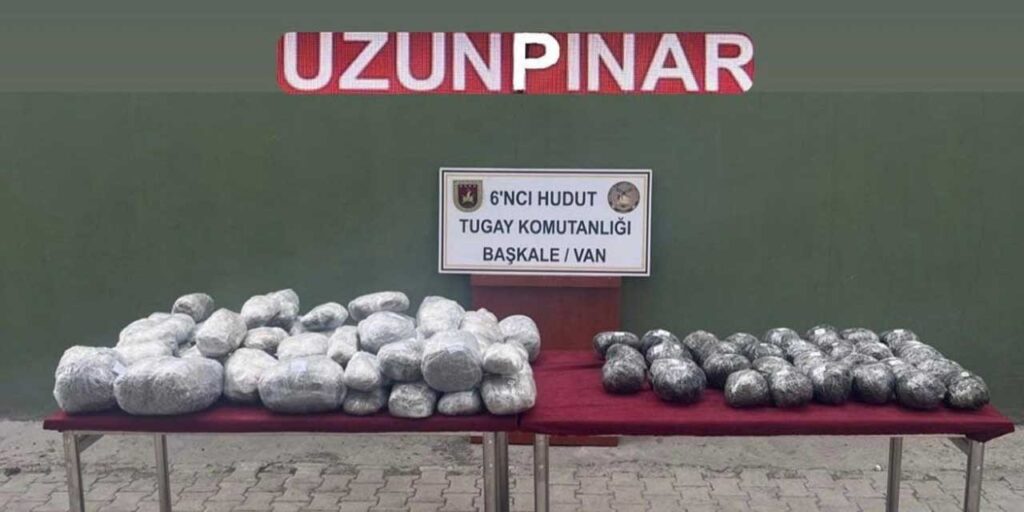 Van’da 57 kilogram uyuşturucu ele geçirildi