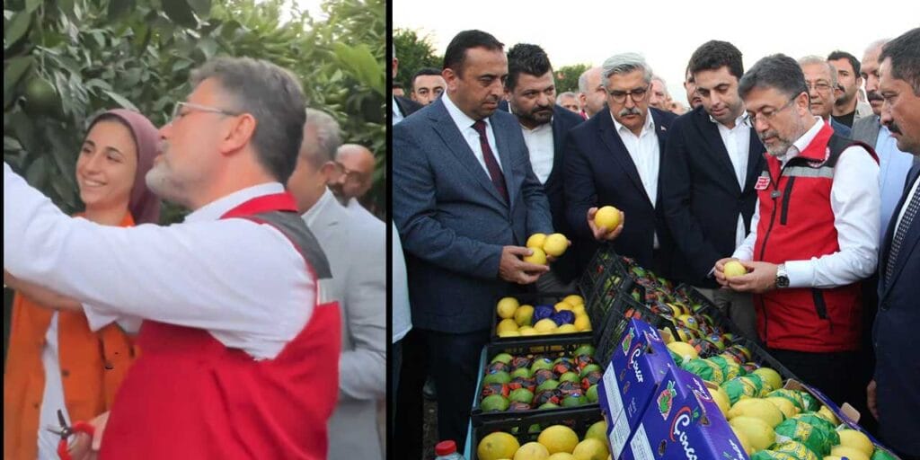 Bakan Yumaklı, Hatay’da narenciye üreticisiyle bir araya geldi