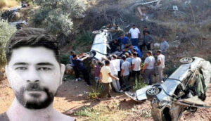 Antalya’da takla atan otomobilin sürücüsü hayatını kaybetti