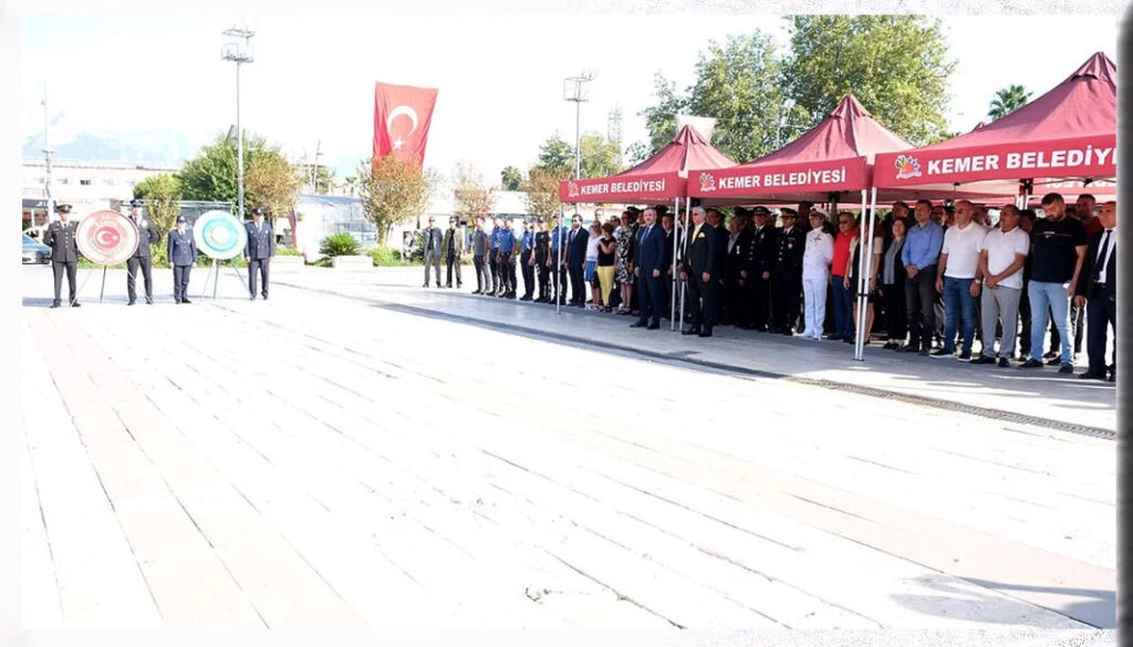 Antalya’da Gaziler düzenlenen törenle anıldı