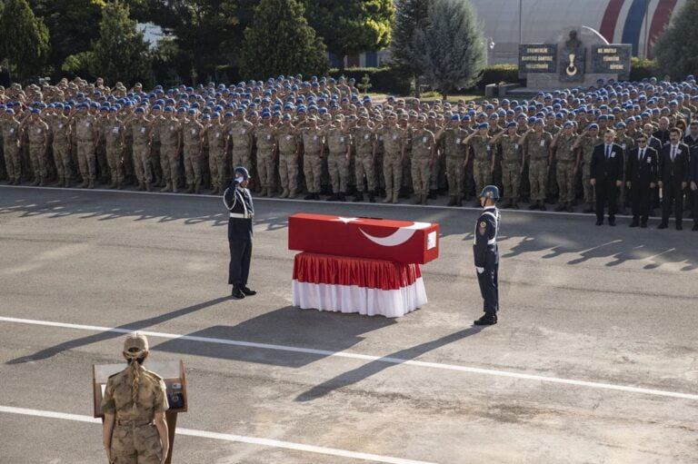 Şehitler için Tunceli’de son tören