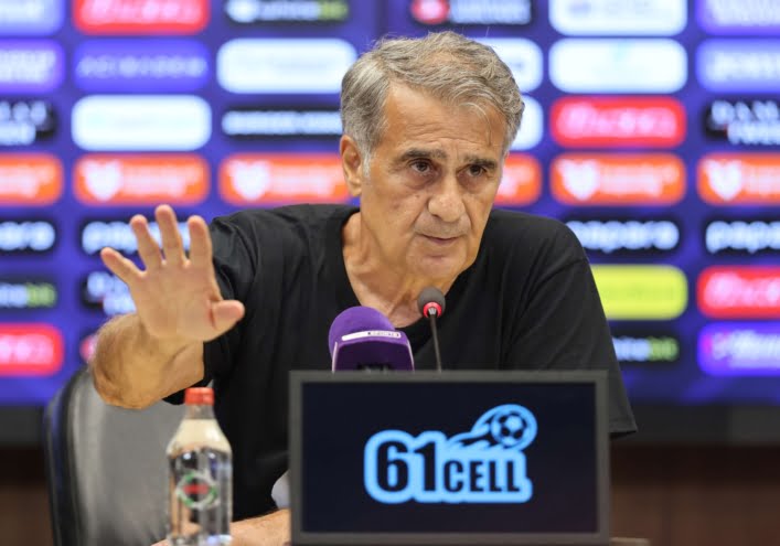 Trabzonspor teknik direktörü Şenol Güneş futbolcularını uyardı